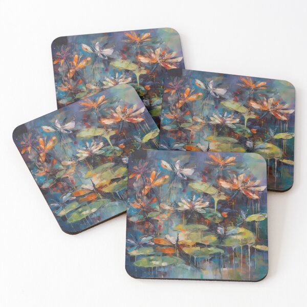 Item preview, Dragonflies at the Lily Pond designed and sold by Nola Lee Kelsey.