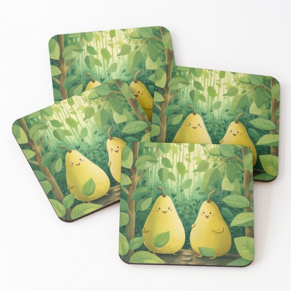 Item preview, Pears in Forest Classic Impressionism Illustrative Style designed and sold by Jean Blakeley-Cook.