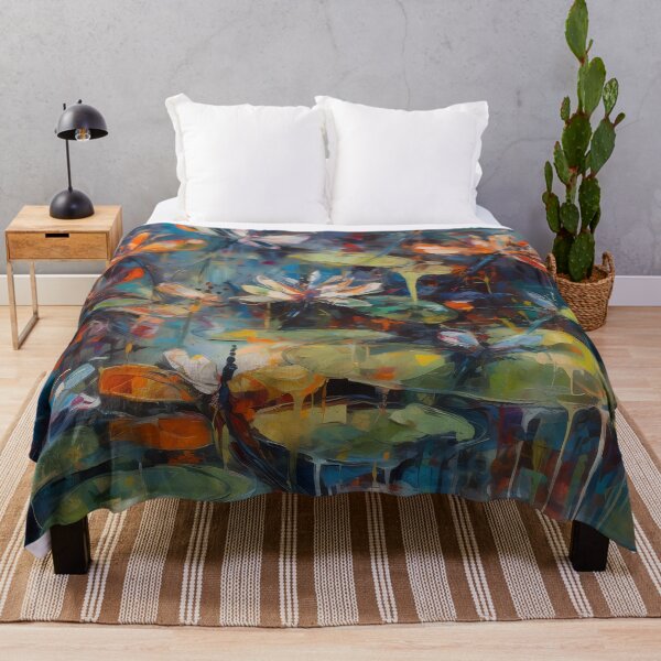 Item preview, Dragonflies at the Lily Pond designed and sold by Nola Lee Kelsey.