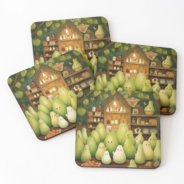 Item preview, Pears in cozy fall cottage  designed and sold by Jean Blakeley-Cook.