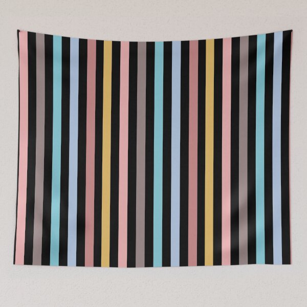 Item preview,  Retro Multicolored Vertictal Lines Pattern designed and sold by MimsTees.