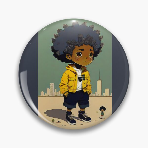 Item preview, Afro anime designed and sold by JustStraight.