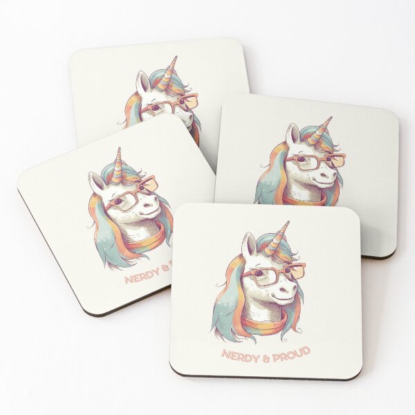 Item preview, Nerdy & Proud Unicorn designed and sold by Cozy Nerdy Things.