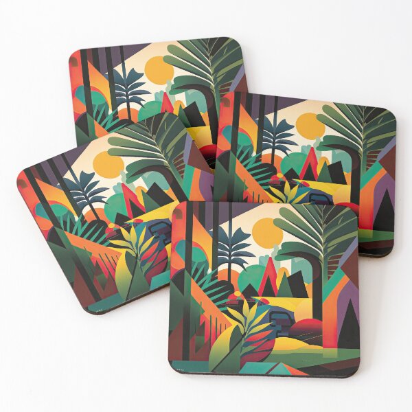 Item preview, African Jungle Bauhaus Design designed and sold by ArtificialGenes.
