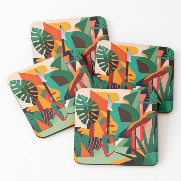 Item preview, African Jungle Bauhaus Design designed and sold by ArtificialGenes.