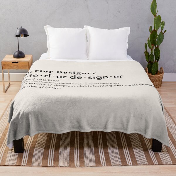 Item preview, Interior Designer Joke Beige, Funny Job Definition    designed and sold by JinJinYoon.