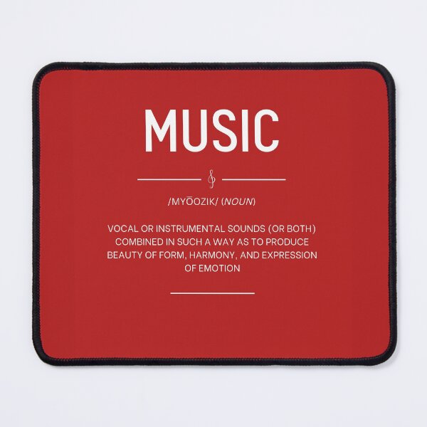 Item preview, Definition: Music - Red designed and sold by GMInfluence.