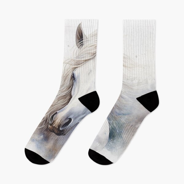 Item preview, Elegance in White: Arabian Horse Portrait designed and sold by Digi-Artsy.