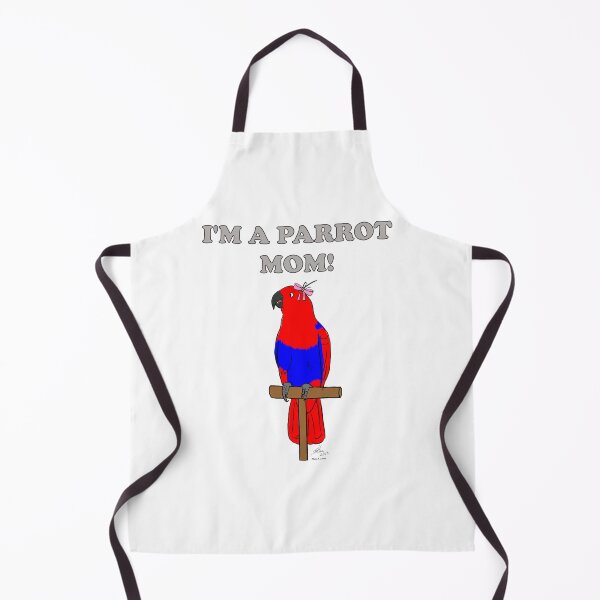 Item preview, I'm a Parrot Mom! - Eclectus Female designed and sold by Laughing Parrot Studio.