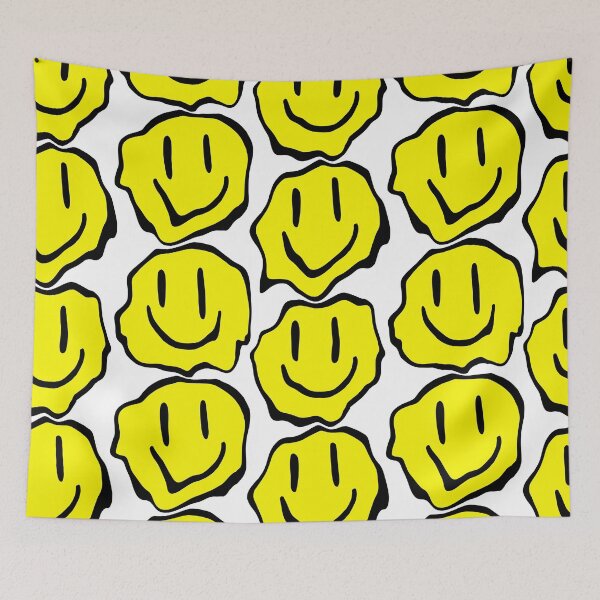 Item preview, melted smiley faces designed and sold by melinavillalba.