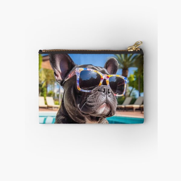 Item preview, dog in sunglasses, in the pool designed and sold by PrintArtWares.
