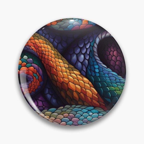 Item preview, Colored snake skin designed and sold by blackwhiteblue.