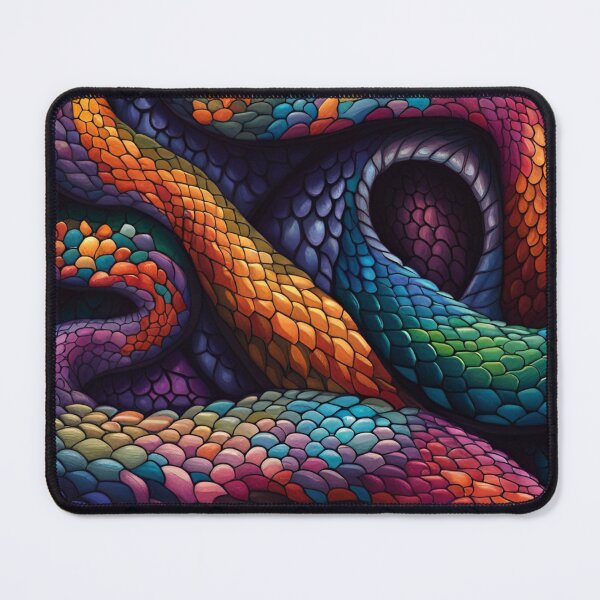 Item preview, Colored snake skin designed and sold by blackwhiteblue.