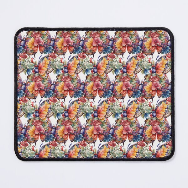 Item preview, Butterfly with Blooming Flowers Pattern designed and sold by happydesign89.