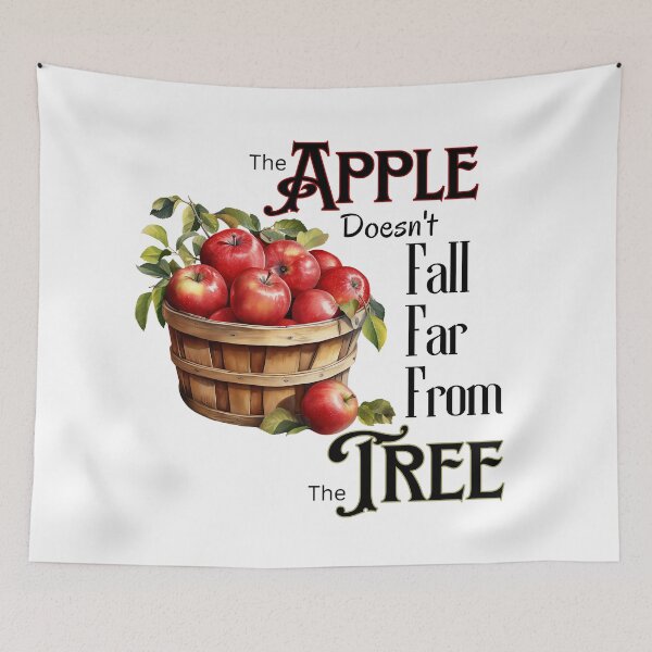Item preview, The Apple Doesn't Fall Far From The Tree designed and sold by ASeasonalFlair.