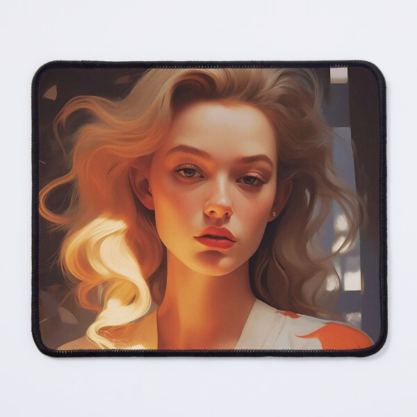 Item preview, In the Glow: The Radiant Blonde Beauty designed and sold by MelodicMirage.