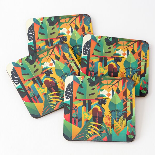 Item preview, African Jungle Bauhaus Design designed and sold by ArtificialGenes.
