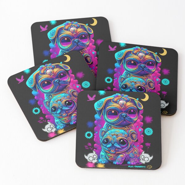 Item preview, Pug Skull Candy 3 designed and sold by RedBluffTraders.