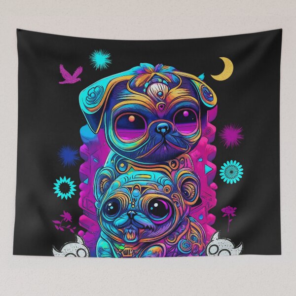 Item preview, Pug Skull Candy 3 designed and sold by RedBluffTraders.