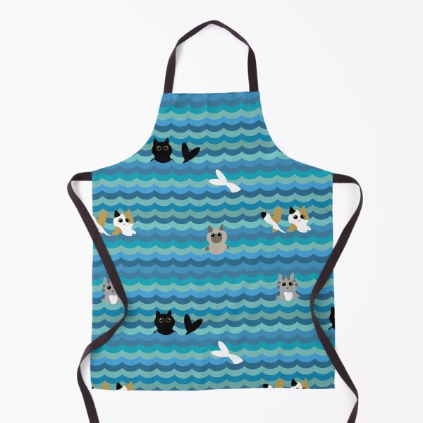 Item preview, Merkitty Seamless Pattern designed and sold by DestructoKitty.