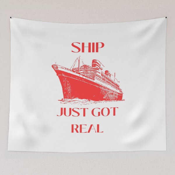 Item preview, Ship Just Got Real (Red Print) designed and sold by DollarDollar.
