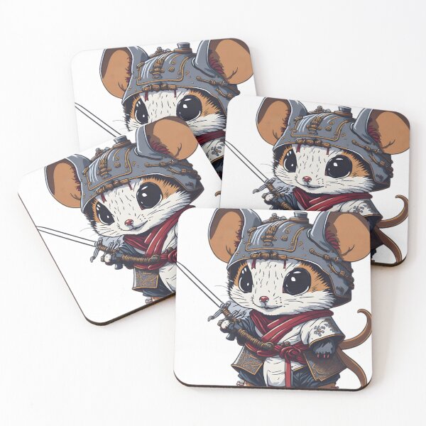 Item preview, Mouse Dressed In Samurai Gear designed and sold by ArtsyWishesShop.