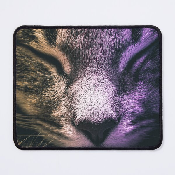 Item preview, Sleepy cat in neon designed and sold by ownERROR429.
