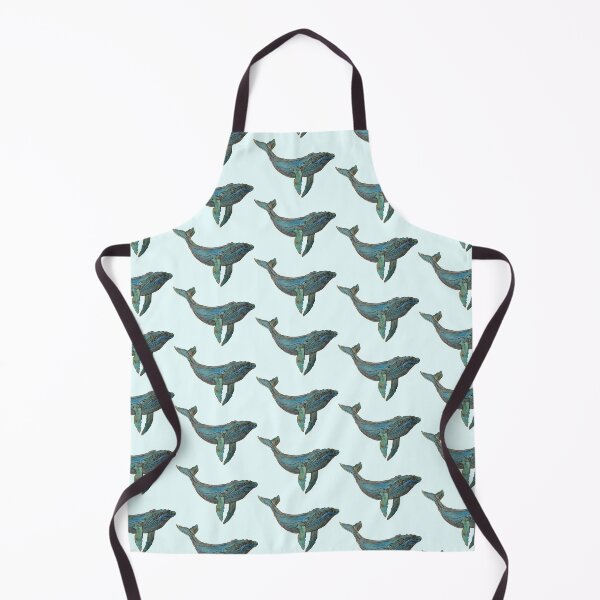 Item preview, Turquoise Watercolor Whale designed and sold by Cherub Ayers.