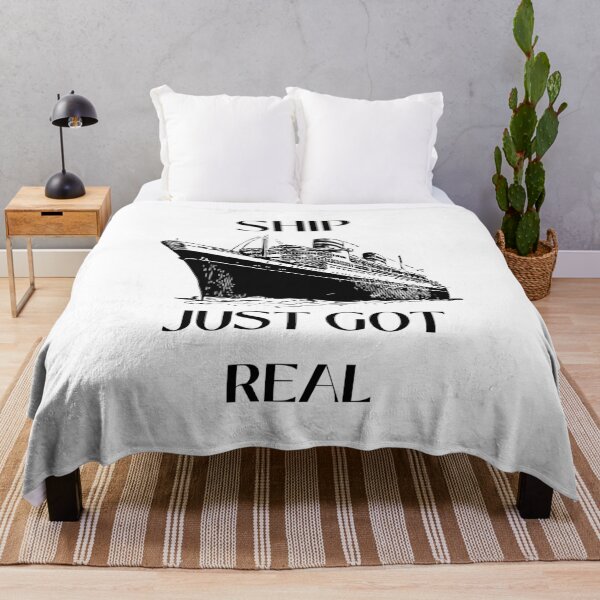 Item preview, Ship Just Got Real (Black Print) designed and sold by DollarDollar.