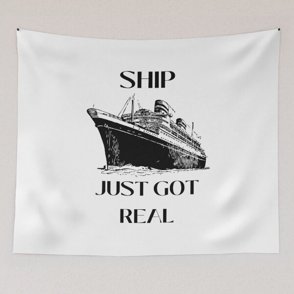 Item preview, Ship Just Got Real (Black Print) designed and sold by DollarDollar.