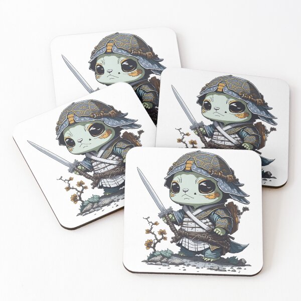Item preview, Turtle Dressed In Samurai Gear designed and sold by ArtsyWishesShop.