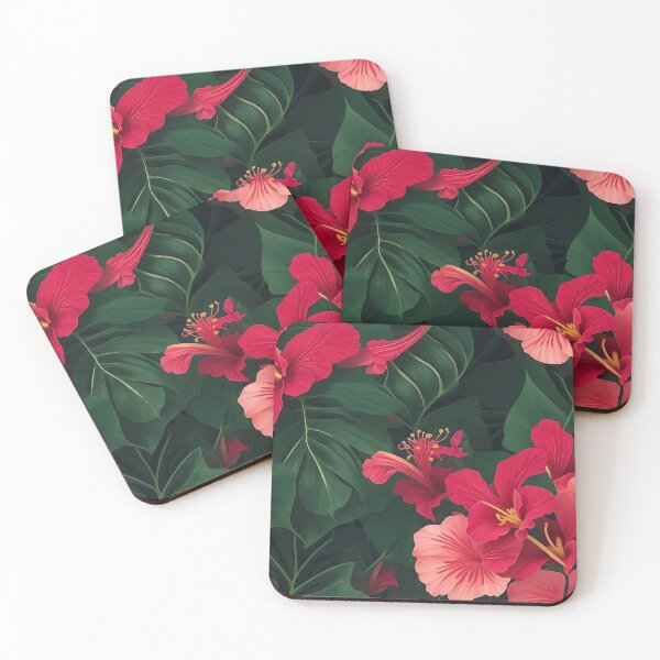 Item preview, Tropical Paradise Delight: Vibrant Floral Vector Art designed and sold by mrabdennour.