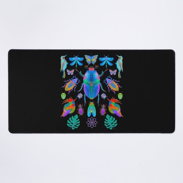 Item preview, Birds & Bugs Pretty Colorful Mosaic Design designed and sold by EarthArtDesigns.