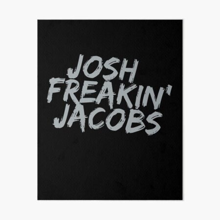 Josh Jacobs Poster Las Vegas Raiders Football Painting Canvas - Canvas -  Ducicanvas