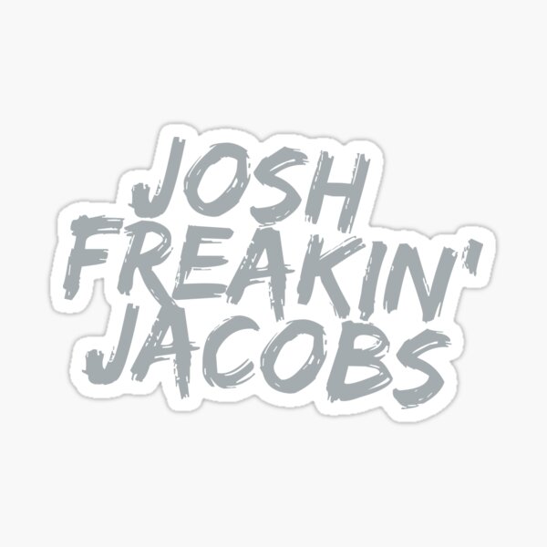 Josh Jacobs fantasy football sticker Poster for Sale by eNVy Co