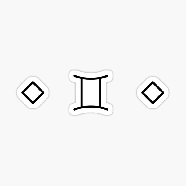 Geminis Astrología Pegatina