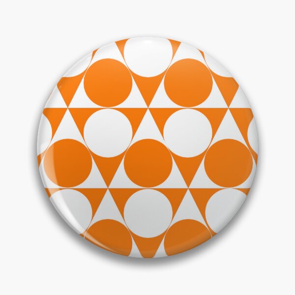 Item preview, orange color circle that is a triangle designed and sold by NAGNE.