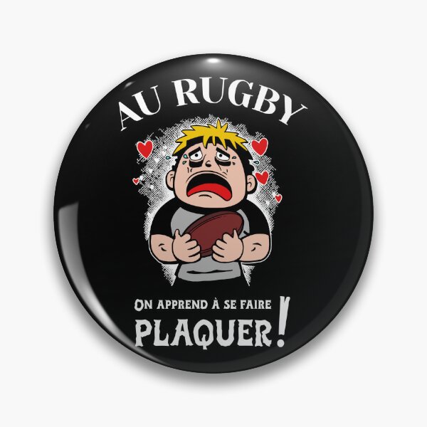 Item preview, IN RUGBY YOU LEARN TO GET TACKLED designed and sold by francoisville.