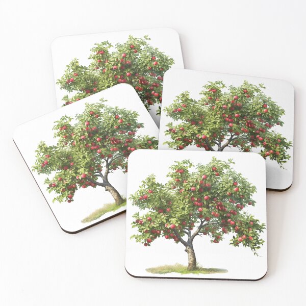 Item preview, Autumn Apple Tree  designed and sold by ASeasonalFlair.