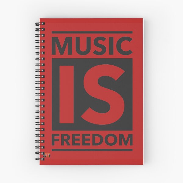 Item preview, Music Is Freedom: Red designed and sold by GMInfluence.