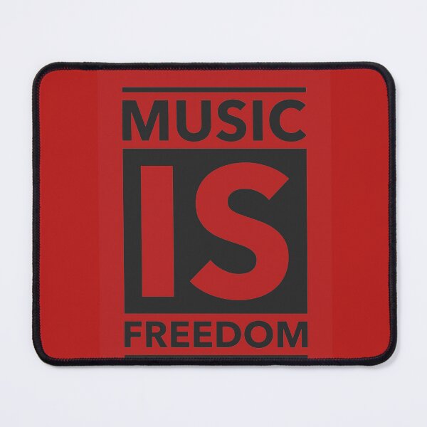 Item preview, Music Is Freedom: Red designed and sold by GMInfluence.