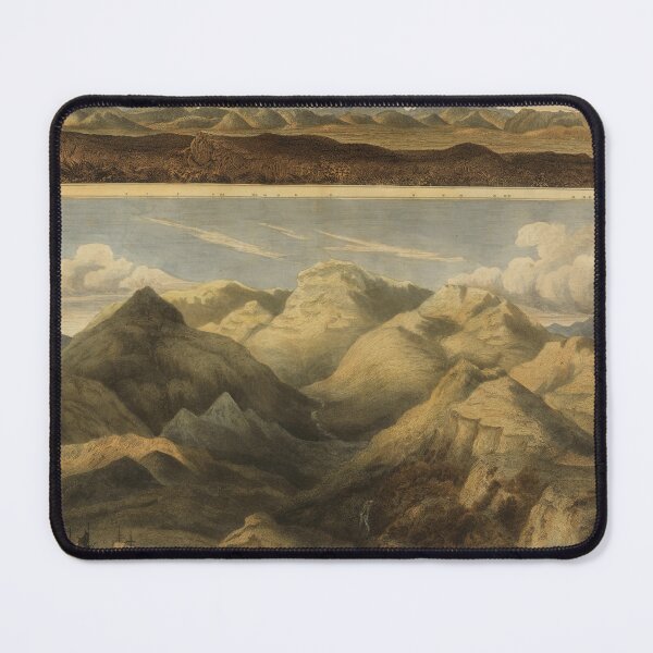 Item preview, Vintage Scotland Moutains Illustrative Map (1832) designed and sold by BravuraMedia.