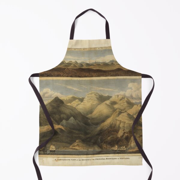 Item preview, Vintage Scotland Moutains Illustrative Map (1832) designed and sold by BravuraMedia.