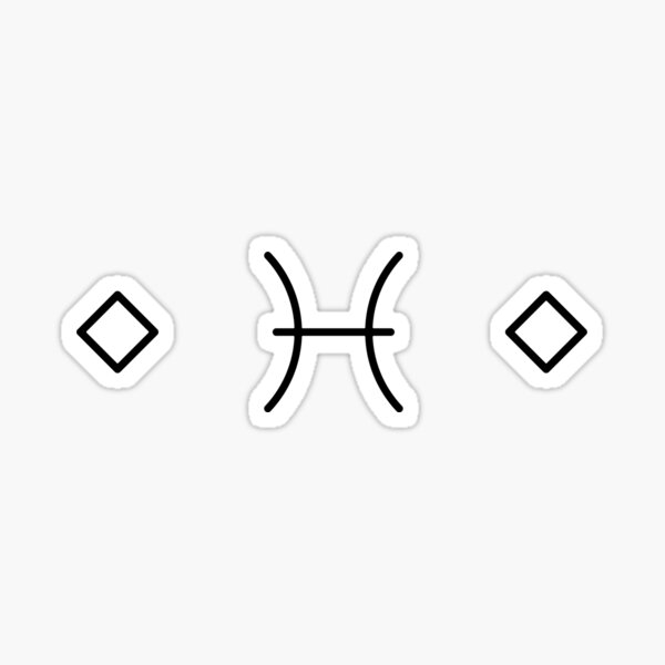 Piscis Astrología Pegatina