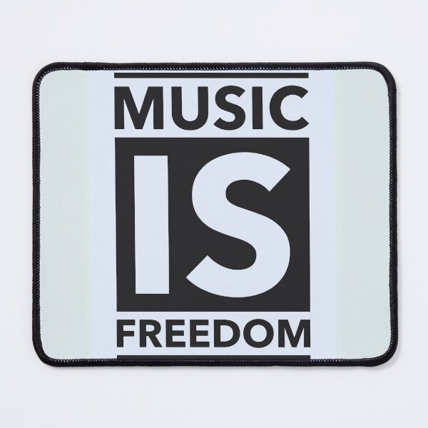 Item preview, Music Is Freedom: Fresco designed and sold by GMInfluence.