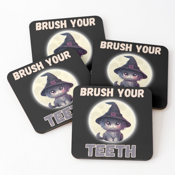 Item preview, Brush Your Teeth Happy Halloween designed and sold by ArtisShops.