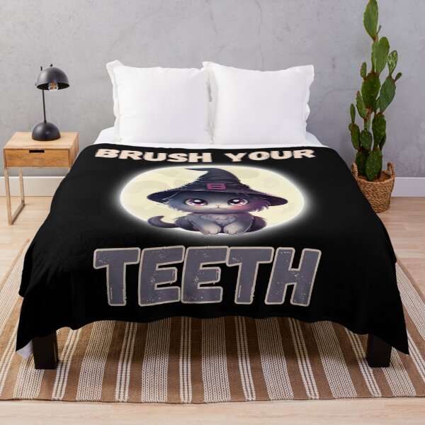 Item preview, Brush Your Teeth Happy Halloween designed and sold by ArtisShops.