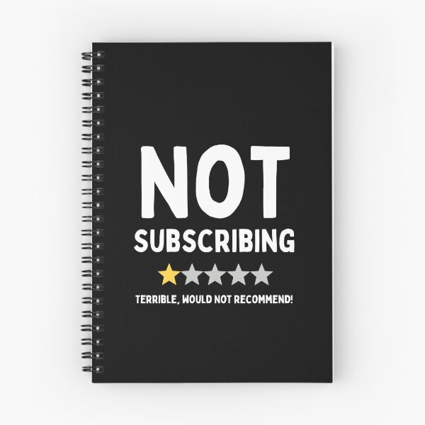 Item preview, Funny Influencer 1 Star Not Subscribing Review Design designed and sold by RektRepublic.