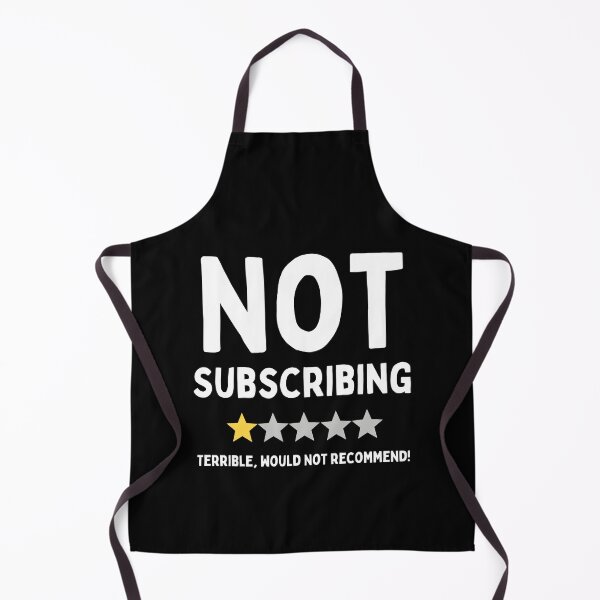 Item preview, Funny Influencer 1 Star Not Subscribing Review Design designed and sold by RektRepublic.