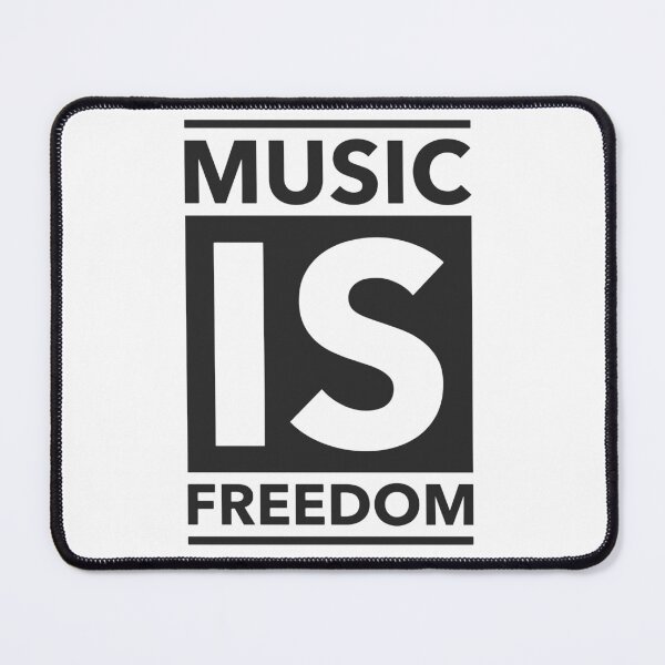 Item preview, Music Is Freedom: Black And White designed and sold by GMInfluence.